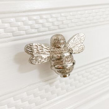 Solid Brass Bumble Bee Drawer Knob, 2 of 12