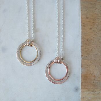 Golden Sand Circles Necklace, 6 of 6