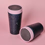 Circular And Co Coffee Cup Made From Fabric 12oz Dusk Pink, thumbnail 3 of 7