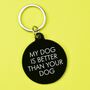 My Dog Is Better Than Your Dog Keytag, thumbnail 1 of 2