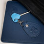 Eco Friendly Disabled Blue Badge Vegan Leather Wallet And Radar Key Made From Recycled Bottles In Navy, thumbnail 7 of 10