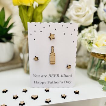 Beer Illiant Father's Day Card For Dad Or Grandad, 2 of 2