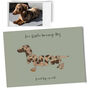 Personalised Dachshund Print, thumbnail 4 of 6