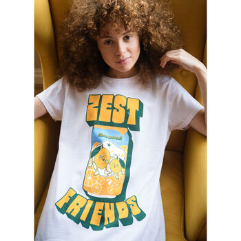 Zest Friends Women's Slogan T Shirt, 5 of 6