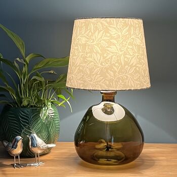 Oxford Green Botanical Leaves Empire Lampshades, 3 of 9