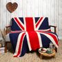 Union Jack Blanket Traditional Intermediate Knitting Kit, thumbnail 1 of 12