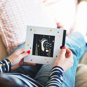 Personalised ‘Moon And Stars’ Reveal Card, 2 of 5