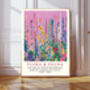 Flora And Fauna Pink Flower Art Print, thumbnail 1 of 3
