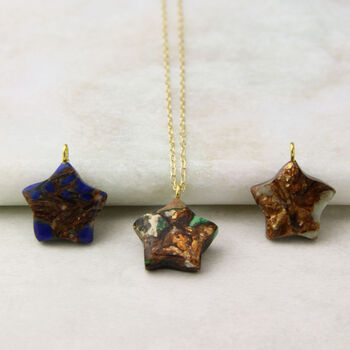 Star Jasper Resin Necklace, 3 of 7