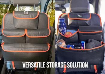 Olpro Rear Single Seat Storage Organiser Orange, 5 of 7
