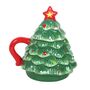 Christmas Tree Mug With Lid Hot Chocolate Mug, thumbnail 10 of 10