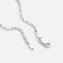 Sterling Silver Curb Chain Necklace 18 Inch, thumbnail 3 of 4