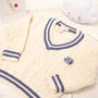 Personalised Baby Girl Cricket Jumper, thumbnail 1 of 9