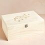 Personalised Pet Box Of Treats Wooden Hamper Box, thumbnail 1 of 4