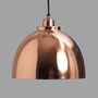 Copper Plated Aluminium Pendant Light, thumbnail 2 of 3