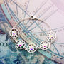 Compass North Star Multi Link Bracelet, thumbnail 2 of 9