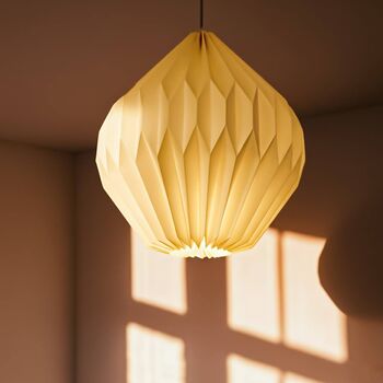 Snowdrop Origami Lampshade, 2 of 5