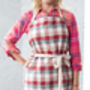 Checked Apron For Women | Baking And Crafting Gift, thumbnail 8 of 11