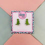 Green T Rex Dinosaur Glitter Resin Studs, thumbnail 1 of 4