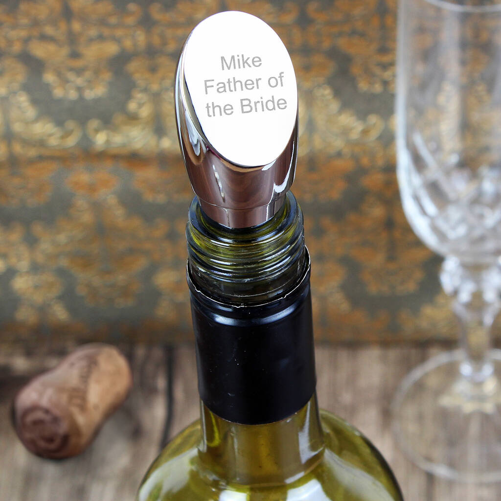 Personalised Wine Bottle Stopper, 1 of 3