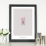 Personalised 'Tunnel Of Love' Valentine's Day Print, thumbnail 3 of 4