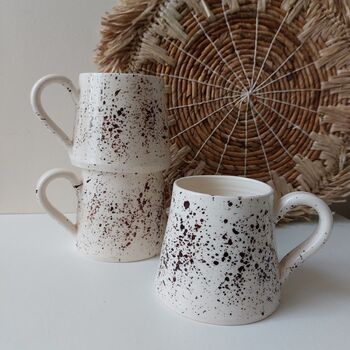 Handmade Ceramic Speckled Mug, Coffee And Tea Mug, 2 of 5