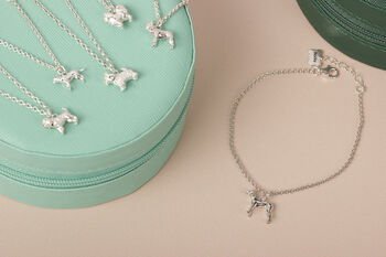 Personalised Guinea Pig Silver Chain Bracelet, 3 of 7