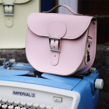 Small Leather Satchel Bag, 5 of 10