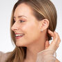 Sterling Silver Hummingbird Stud Earrings, thumbnail 7 of 7