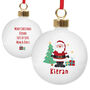 Personalised Santa Bauble, thumbnail 3 of 4
