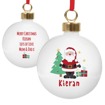 Personalised Santa Bauble, 3 of 4