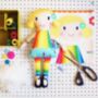 Personalised Doll Sewing Craft Kit, thumbnail 1 of 10
