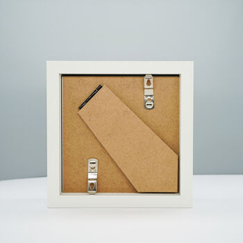 Personalised Linen 4th Anniversary Frame Gift, 5 of 5