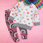 Organic Pink Stripe Baby And Child Long Sleeved Top, thumbnail 3 of 3