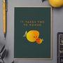'It Takes Two To Mango' Card, thumbnail 1 of 3