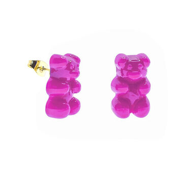 Gummy Bear Ear Stud Earrings, 9 of 9