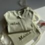 Personalised Mommy And Me Gift Set, New Mom Gift, Matching 2pcs Set And Zip Romper , Perfect For Mother's Day, Baby Shower, thumbnail 2 of 12