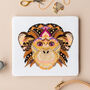 Mandala Monkey Cross Stitch Kit, thumbnail 2 of 8