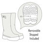 Personalised Orange Welly Boots Garden Planter, thumbnail 7 of 9