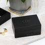 Personalised Initial Leather Cufflink Box, thumbnail 1 of 3
