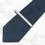Personalised Rhodium Plated Tie Clip, thumbnail 5 of 8