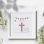 Girl's Pink 1st Holy Communion Frame, Communion Gift, thumbnail 2 of 4