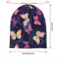 Soft Chemo Headwear Beanie Hat Bandana Cream Florals, thumbnail 9 of 12