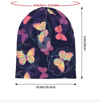 Soft Chemo Headwear Beanie Hat Bandana Cream Florals, 9 of 12