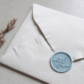 Self Adhesive 'With Love' Wax Seals, 6 of 12