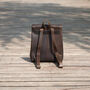 Womens Colorway Genuine Leather Backpack, thumbnail 5 of 12