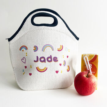 Personalised Rainbow Themed Lunch Bag, 7 of 8