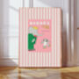 Babar The Elephant Set Of Two Pink Art Prints, thumbnail 3 of 3