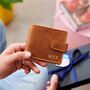Personalised Leather Wallet With Zip Coin Section, thumbnail 2 of 7