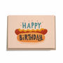 Happy Birthday Hot Dog Greetings Card, thumbnail 9 of 9